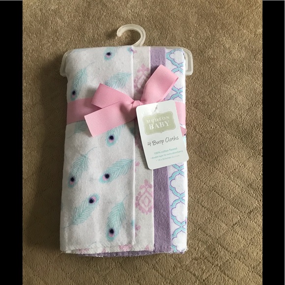 hudson baby burp cloths